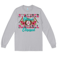 Moon Dust stressed blessed & baseball obsessed Long Sleeve Tee - BundleAndBundleShop