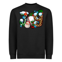 Black joy with golf and santas Heavyweight Sweatshirt - AdoDesignShop