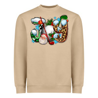 Joy With Golf And Santas Heavyweight Sweatshirt | Teevron