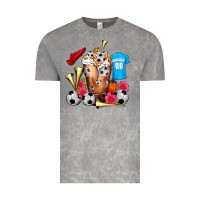 Cloud Rock Soccer Cold Drink Frappe Vintage Tee - FaDigitalArtStudio