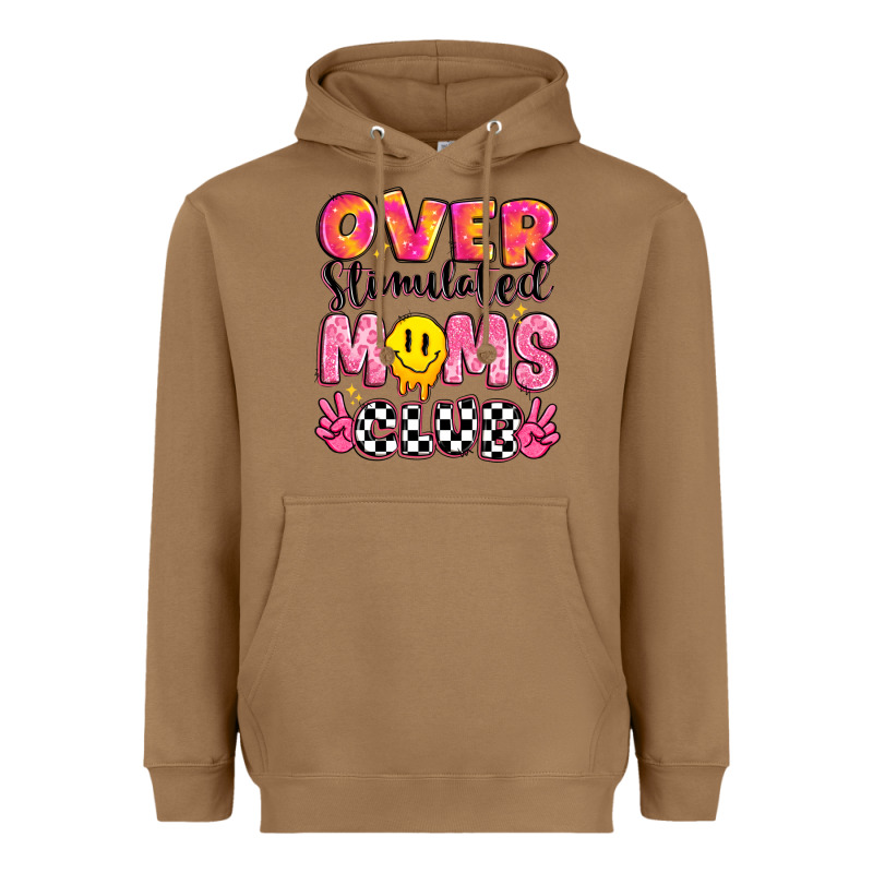 Over Stimulated Moms Club Heavyweight Hoodie by JahusDesignShop | Teevron