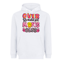 White over stimulated moms club Heavyweight Hoodie - JahusDesignShop
