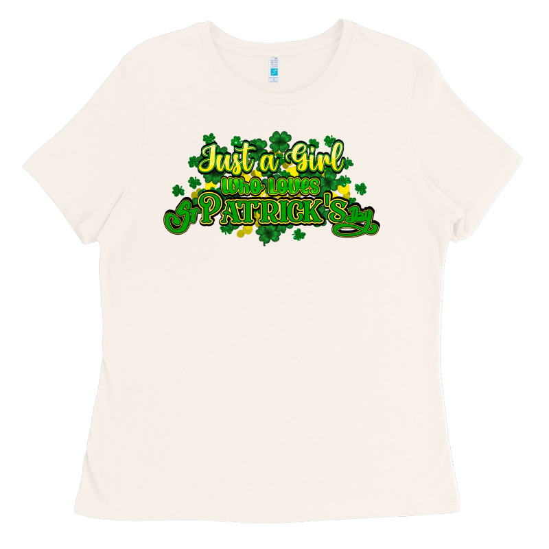 Just A Girl Who Loves St. Patrick's Day Ladies Tee by HowdyJamesFarm | Teevron