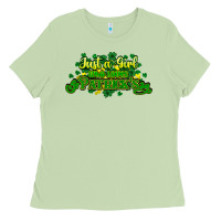 Matcha Just a girl who loves St. Patrick's Day Ladies Tee - HowdyJamesFarm