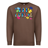 Chestnut i am ausome Premium Sweatshirt - JahusDesignShop