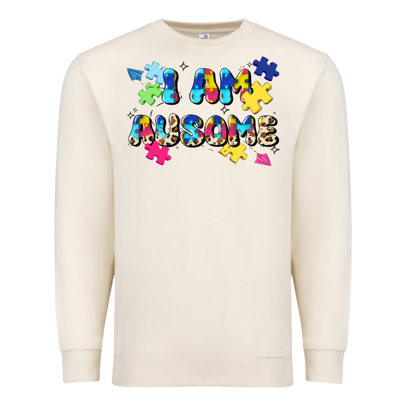 I Am Ausome Premium Sweatshirt by JahusDesignShop | Teevron