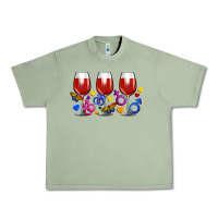 Oil Green pride wine cups Urban Heavy Tee - FaDigitalArtStudio