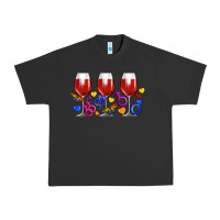Pigment Black pride wine cups Urban Heavy Tee - FaDigitalArtStudio