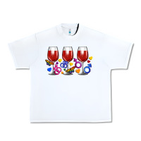 White pride wine cups Urban Heavy Tee - FaDigitalArtStudio