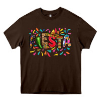 Chocolate Brown Fiesta Heavy Core Tee - RanaPortraitStore