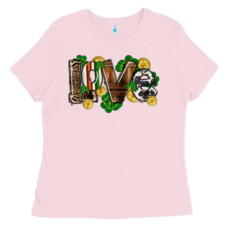 Western Love St. Patrick's Day Ladies Tee by CowGirlArtShop | Teevron