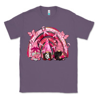 Lavender gnomes rainbow breast cancer Classic Tee - CowGirlArtShop