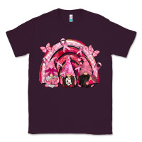 Plum gnomes rainbow breast cancer Classic Tee - CowGirlArtShop