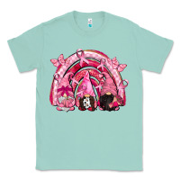 Seafoam gnomes rainbow breast cancer Classic Tee - CowGirlArtShop