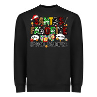 Black santas favorite speech therapist Heavyweight Sweatshirt - AdoDesignShop