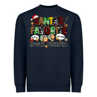 Navy santas favorite speech therapist Heavyweight Sweatshirt - AdoDesignShop