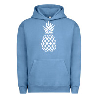 Pigment Pebble Blue pineapple sunset Urban Hoodie - DesigneFamous