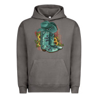 Pigment Tornado Turquoise Cowboy Boots Urban Hoodie - JahusDesignShop