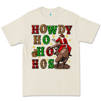 Bone howdy ho ho hos christmas Premium Tee - CowGirlArtShop