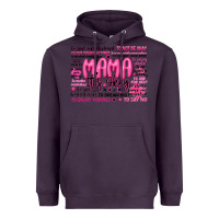 Plum mama its okay typography Heavyweight Hoodie - JahusDesignShop