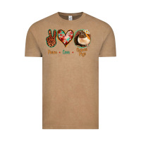 Vintage Coffee Peace Love Guinea Pigs Vintage Tee - Jasminsmagicworld