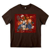 Chocolate Brown wizard kids with glitter Heavy Core Tee - TumblerDesignByShophia