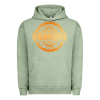 Pigment Oil Green best grandpa Urban Hoodie - DesigneFamous