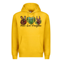 Lemon Peace Love Orangutan Premium Hoodie - LillyAllenDesigns
