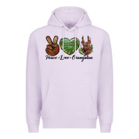 Lilac Peace Love Orangutan Premium Hoodie - LillyAllenDesigns