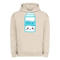 Pigment French Oak milk Urban Hoodie - DesigneFamous