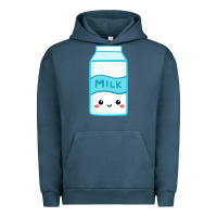 Pigment Midnight Navy milk Urban Hoodie - DesigneFamous