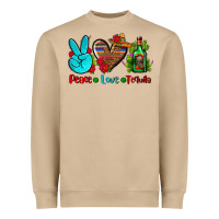 Mushroom peace love tequila Heavyweight Sweatshirt - AdoDesignShop