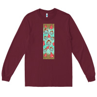 Burgundy american football with lightning bolt  pen wrap Long Sleeve Tee - BundleAndBundleShop