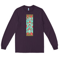 Plum american football with lightning bolt  pen wrap Long Sleeve Tee - BundleAndBundleShop