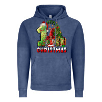 Vintage Denim first christmas Vintage Hoodie - FaDigitalArtStudio