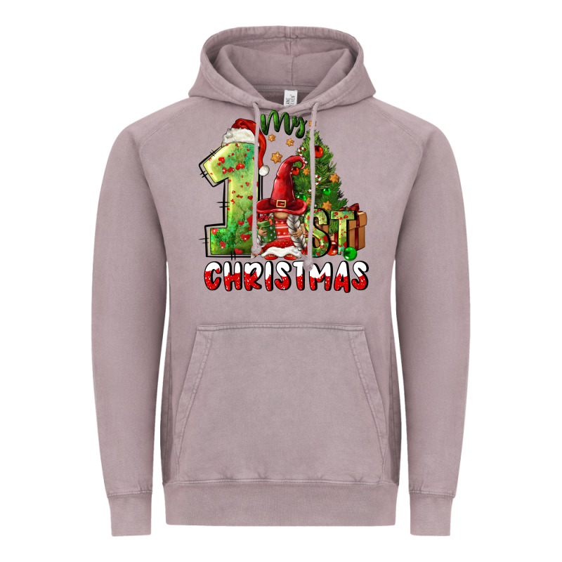 First Christmas Vintage Hoodie by FaDigitalArtStudio | Teevron