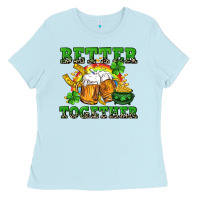Baby Blue Better together St. Patrick's Day Ladies Tee - CowGirlArtShop