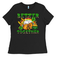 Black Better together St. Patrick's Day Ladies Tee - CowGirlArtShop