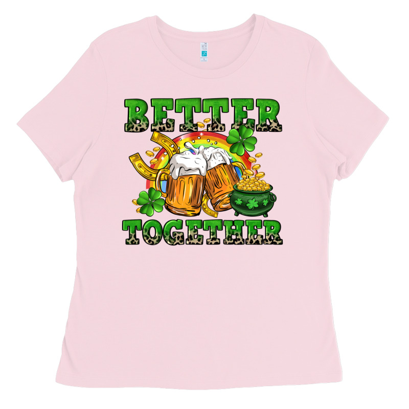 Better Together St. Patrick's Day Ladies Tee by CowGirlArtShop | Teevron