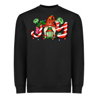 Black joy with gnomes and christmas cookie and candies Heavyweight Sweatshirt - AdoDesignShop