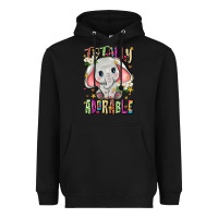 Black totally adorable Heavyweight Hoodie - JahusDesignShop