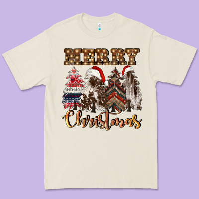 Merry Christmas Trees Premium Tee Designed By Cowgirlartshop
