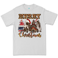 Dove Grey merry christmas trees Premium Tee - CowGirlArtShop