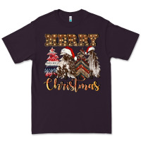 Plum merry christmas trees Premium Tee - CowGirlArtShop
