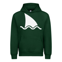 Forest Green shark fin Urban Hoodie - DesigneFamous
