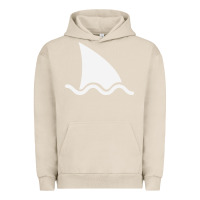 Pigment French Oak shark fin Urban Hoodie - DesigneFamous