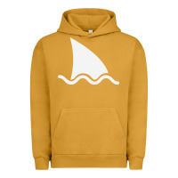 Pigment Peanut Butter shark fin Urban Hoodie - DesigneFamous