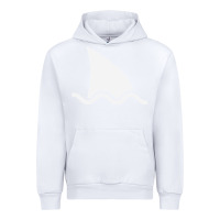 White shark fin Urban Hoodie - DesigneFamous