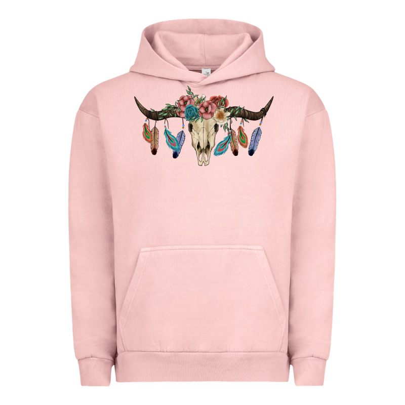 Texas Longhorn Bull Skull Urban Hoodie by JahusDesignShop | Teevron