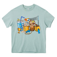 Arona Volleyball coffee cups Heavy Core Tee - HowdyJamesFarm